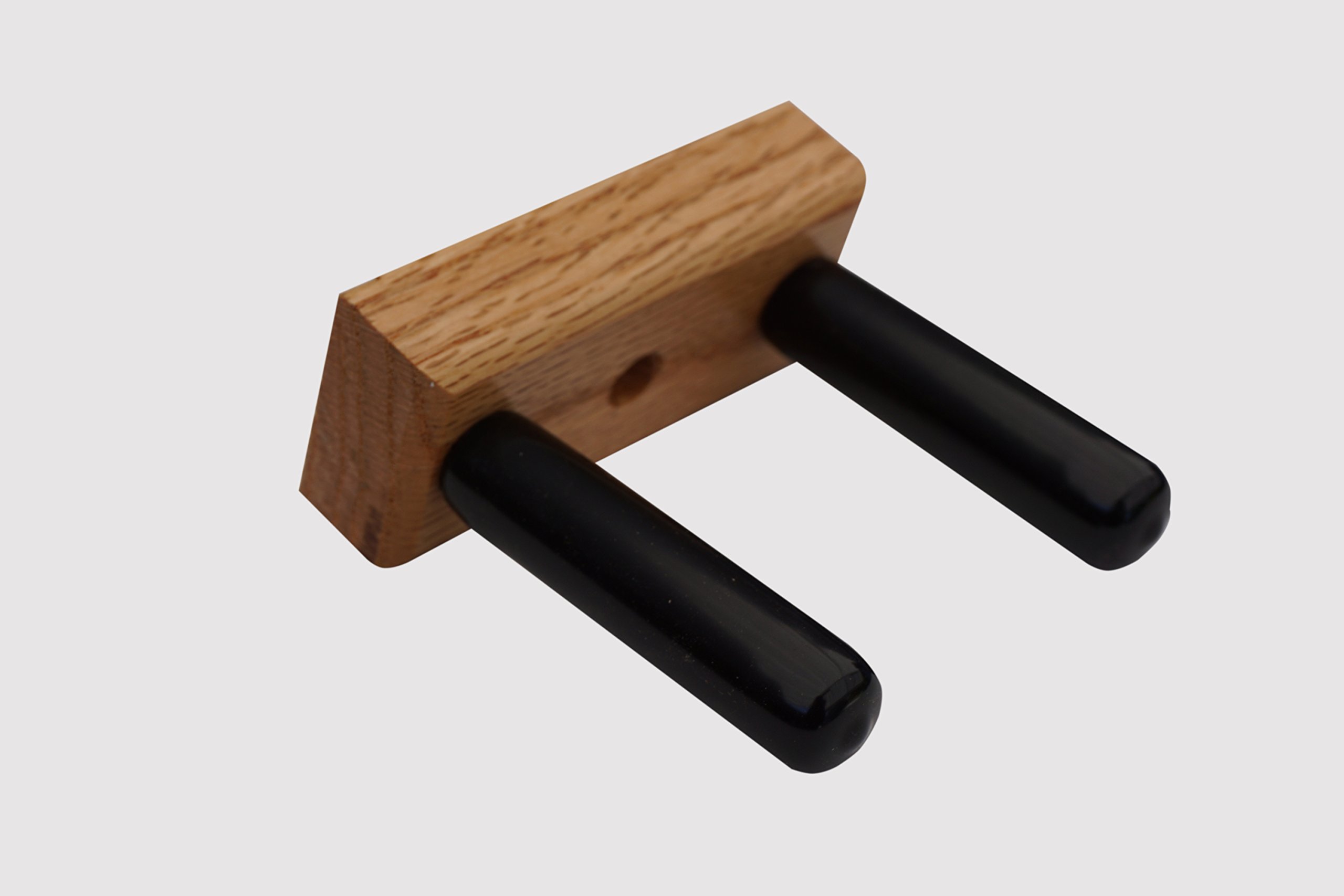 Premium Oak Guitar Wall Mount for Guitar Hero - Made in USA - Secure & Stylish Vertical Guitar Hanger - Perfect for Home, Studio & Game Room Display