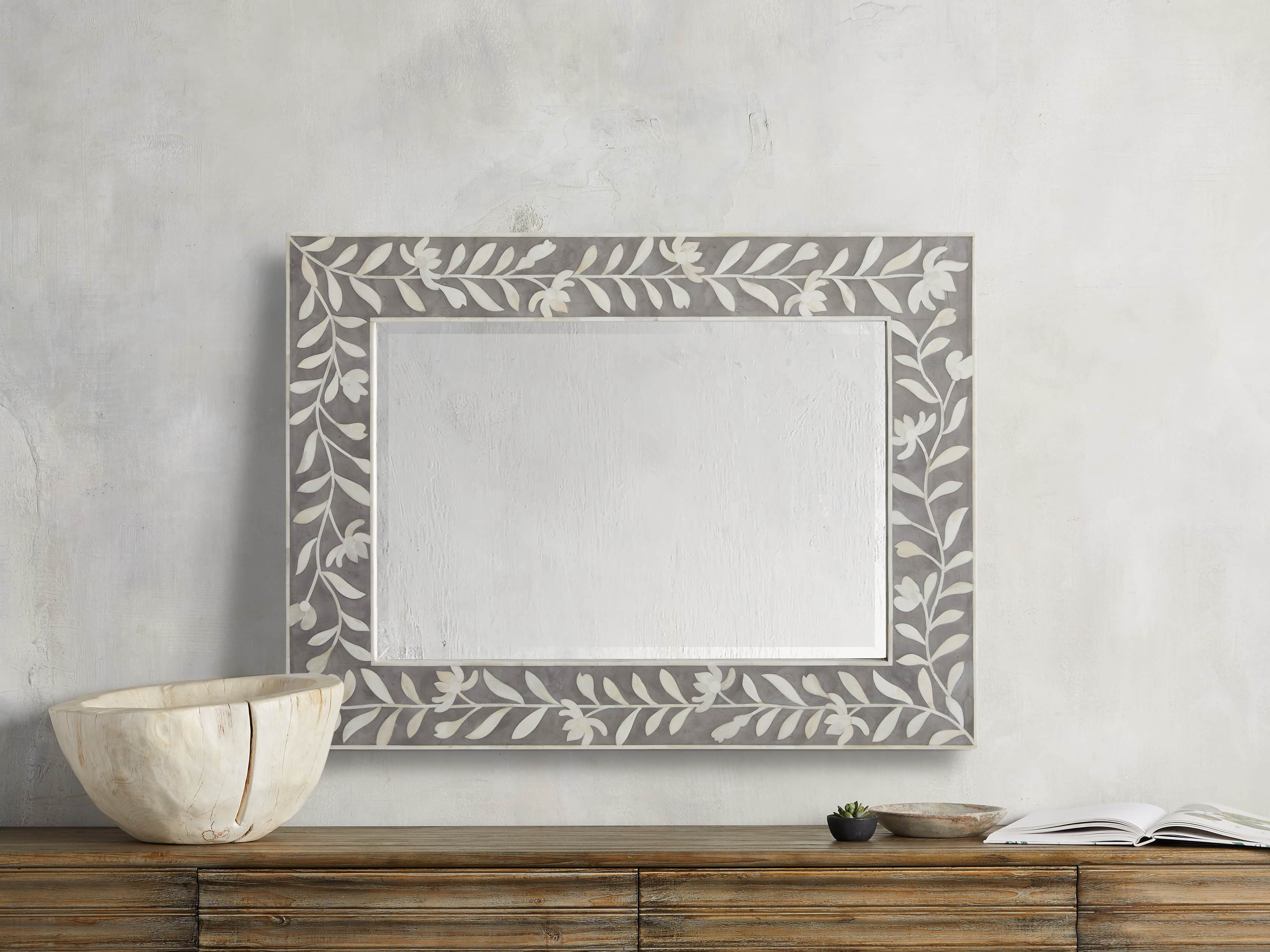 Divya Wall Mirror - Elegant Full-Length Decorative Mirror for Bedroom, Living Room & Entryway - Perfect for Home Decor & Vanity Use