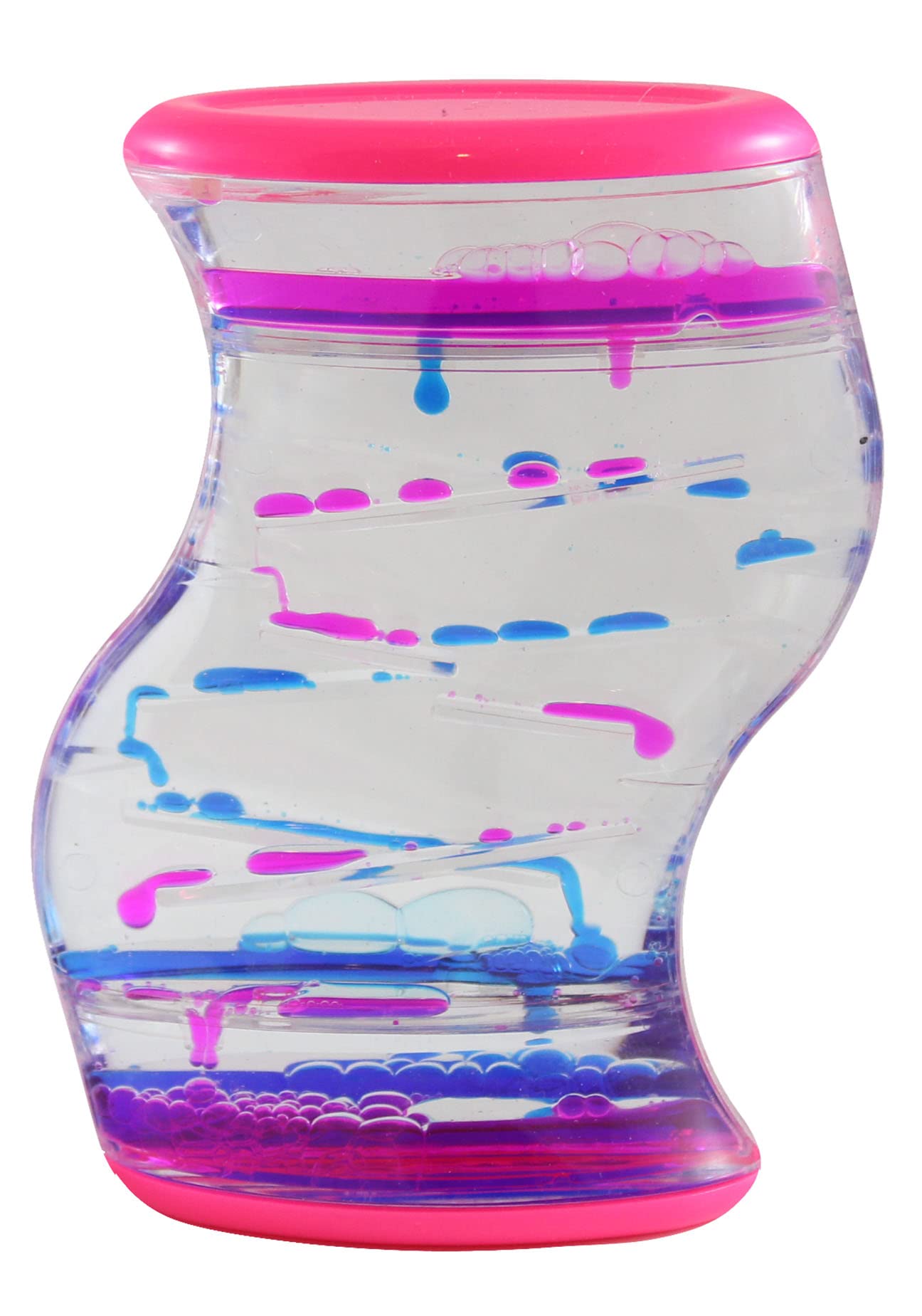 Dual Drip Liquid Timer Sensory Toy - Calming Motion Visual Stimulation for Stress Relief - Office Desk & Anxiety Relief Tool - Random Color (Great for Kids, ADHD, Autism & Meditation)