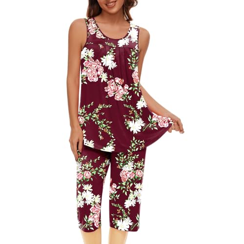 Pajama Sets#08-red