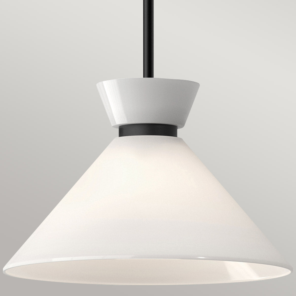 Alora Halston 1 Liter Glass Pendant Light Fixture with E27 Socket - Perfect for Kitchen Island, Dining Room, or Bedroom Lighting
