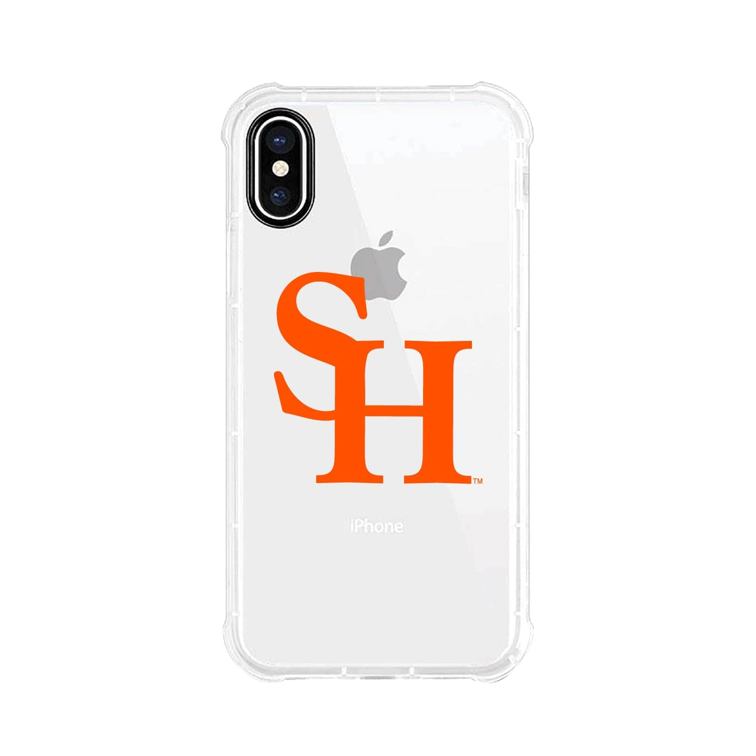 OTM Essentials Durable Phone Case for iPhone 13 - Shockproof Tough Edge Protection - Sam Houston State University Themed - Classic White Design - Perfect for College Students & Alumni