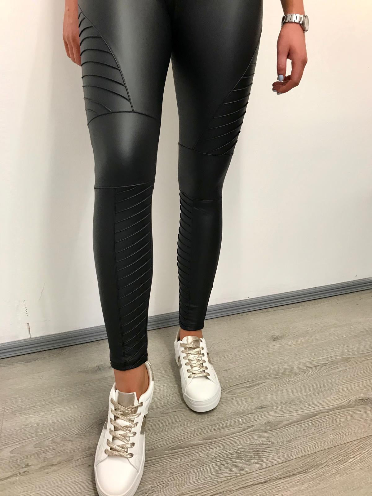 Dixie Biker Leggings for Women - High Waisted Black Motorcycle Leggings - Comfortable & Stretchy Riding Pants for Harley Davidson & Cruiser Bikes - Perfect for Motorcycle Tours, Road Trips & Casual Wear