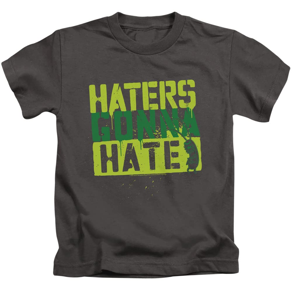 Spongebob Haters Gonna Hate Graphic T-Shirt for Kids & Teens | Unisex Cartoon Character Tee | Birthday Gift, School Outfit, Casual Wear