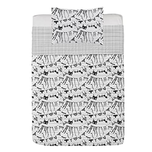 Charcoal Grey White