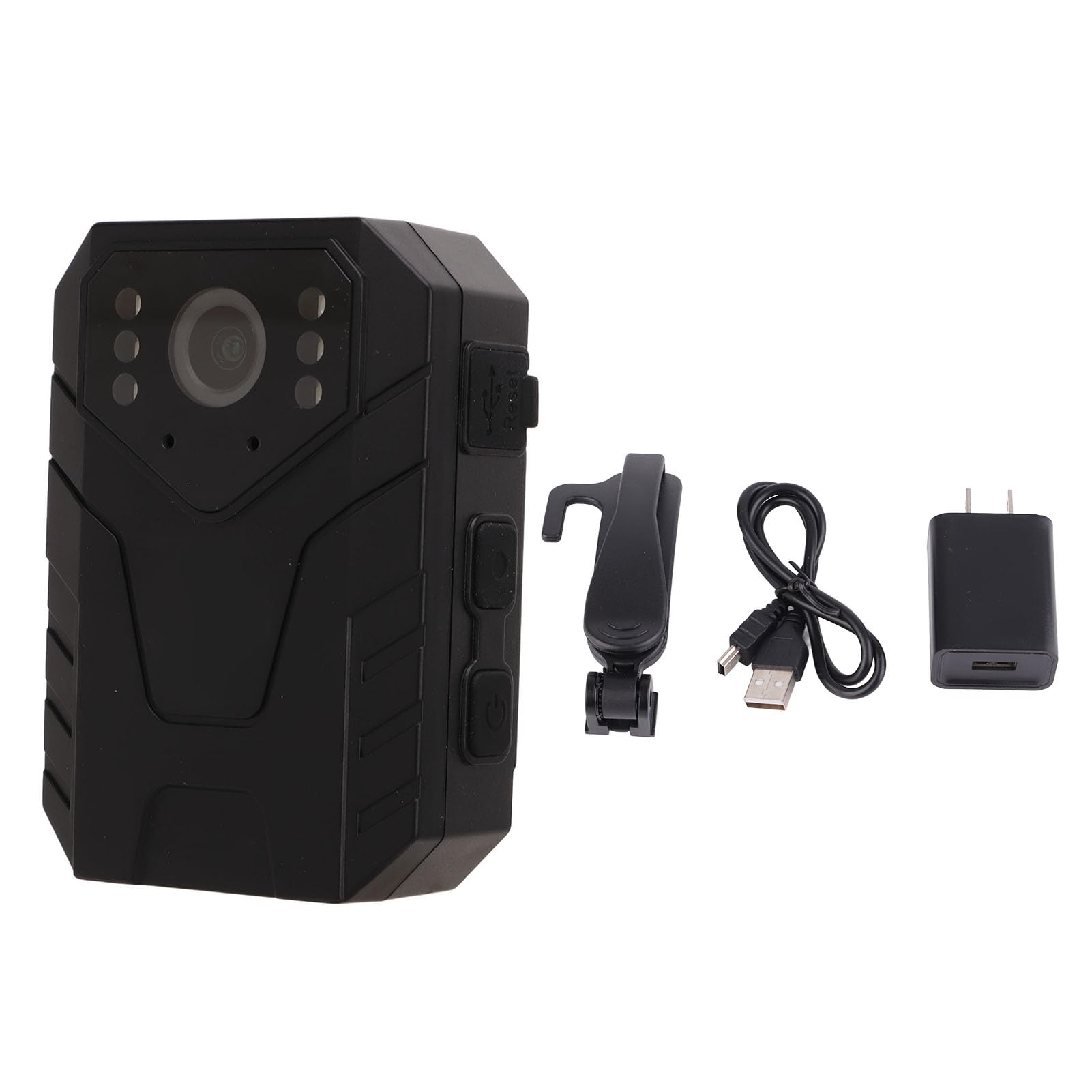 4K Mini Body Camera - Wearable Clip On Police Security Camera with Night Vision & Audio Recording | for Law Enforcement, Security Guards, Cycling | Ideal for Surveillance, Evidence Collection & Outdoor Activities