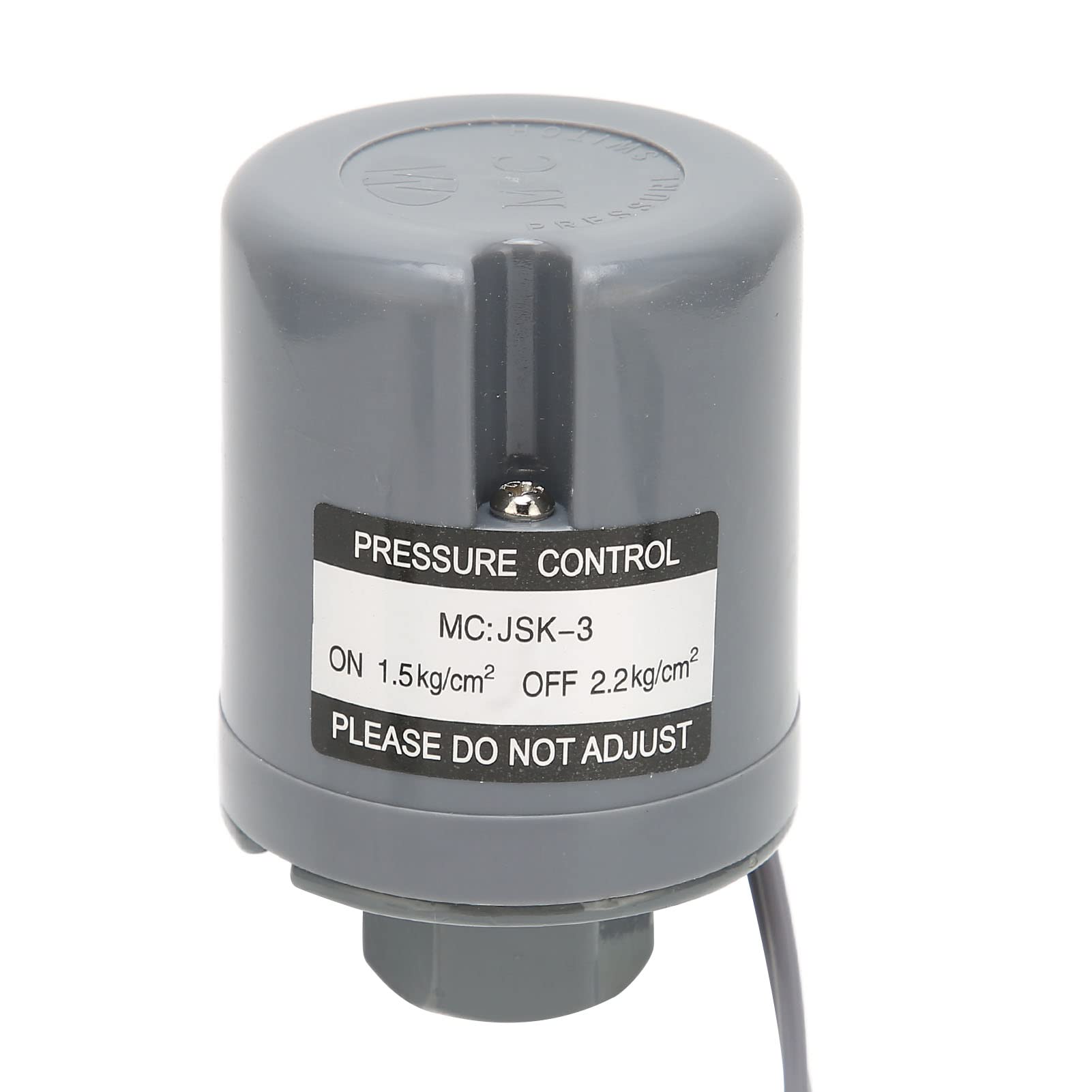 Double Contact Clutch Pressure Switch Controller for Water Pressure Booster Pump with Threaded Elbow Pipe - Ideal for Home Water Systems, Irrigation, and Plumbing Applications