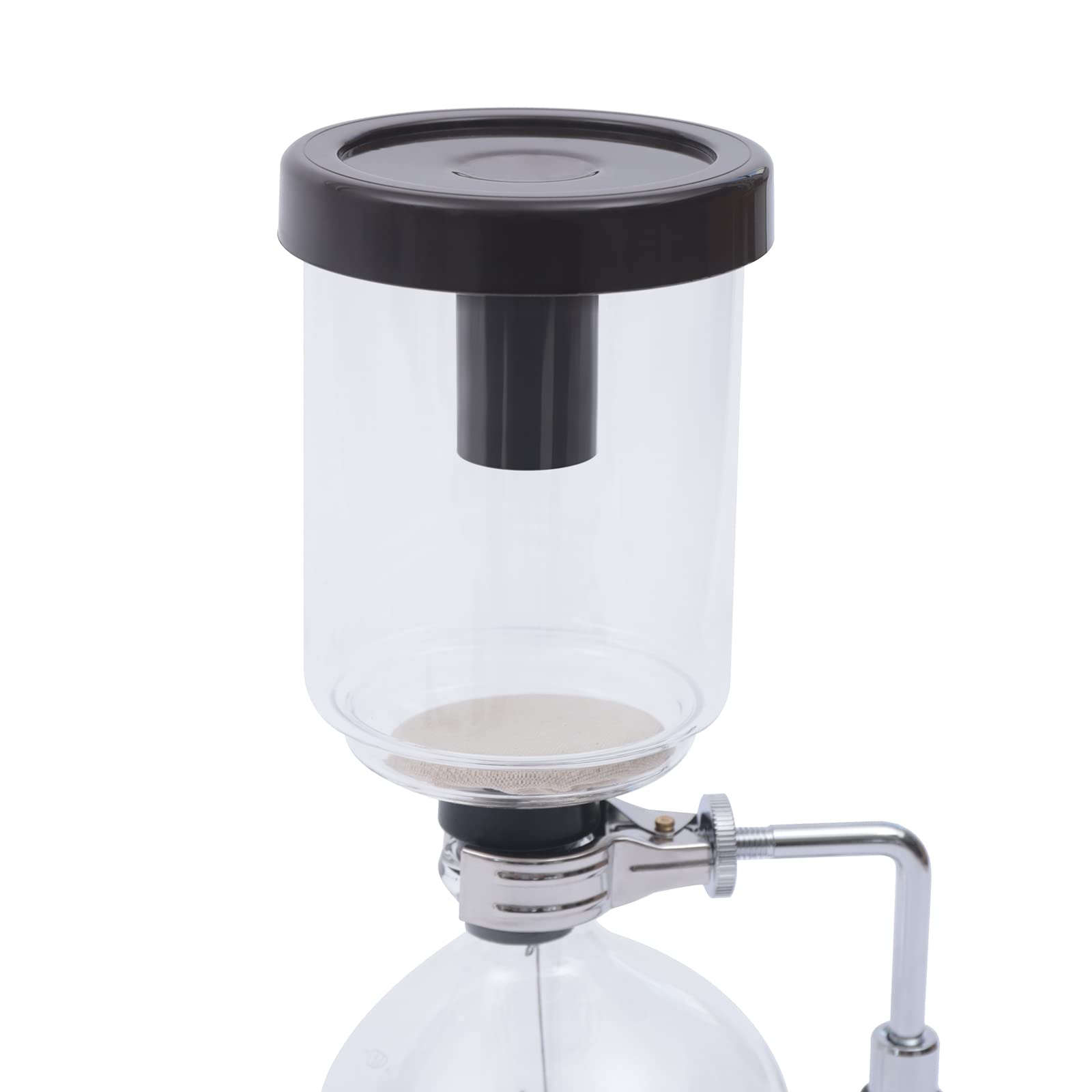 Premium 500ml Siphon Coffee Maker - Clear Glass Tabletop Syphon Brewer with Anti-Scalding Handle & Easy Cleaning | Perfect for Home, Coffee Shops, Offices & Specialty Brewing Enthusiasts
