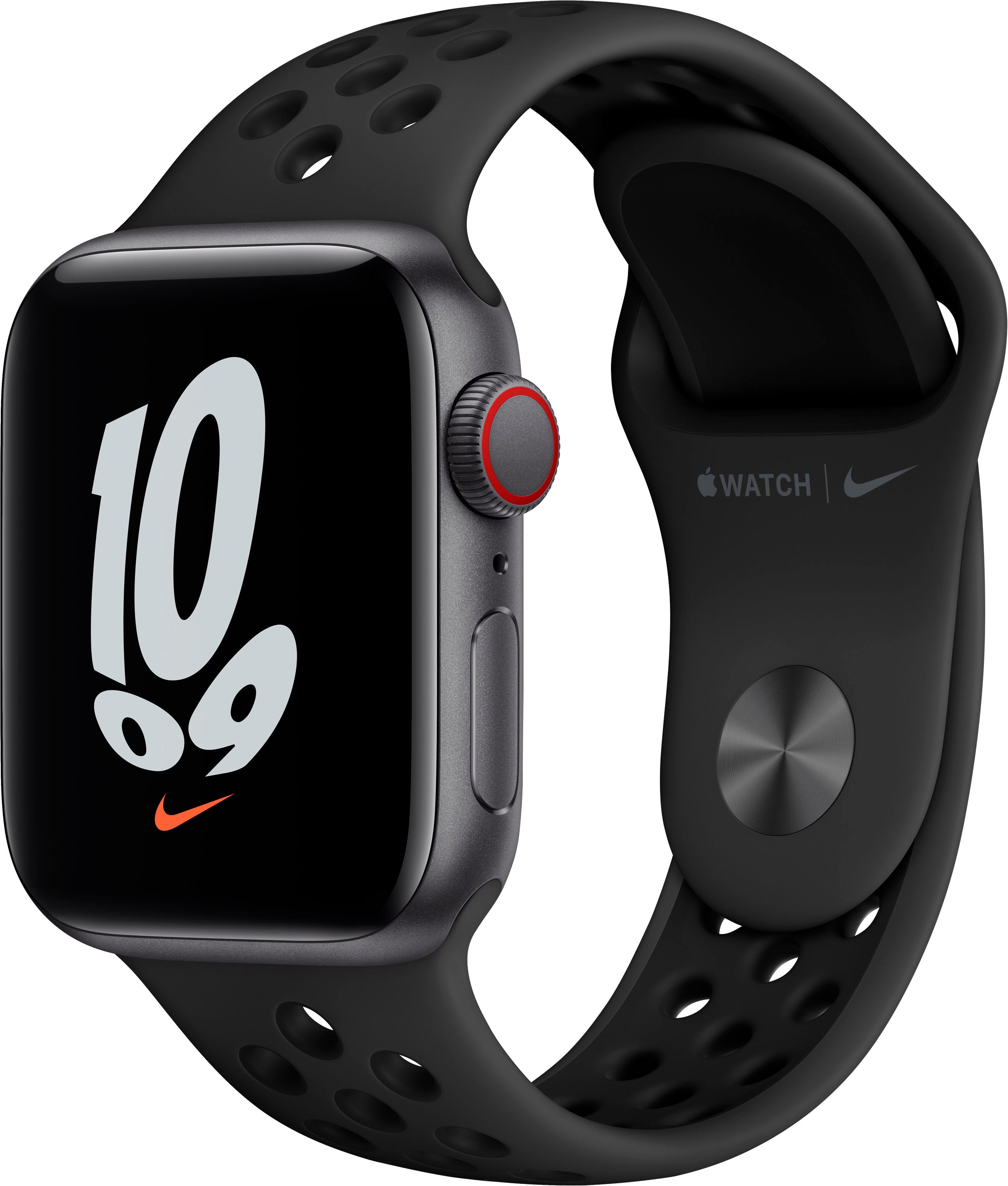 Apple Watch Nike SE 40mm GPS + Cellular - Space Gray Aluminum Case with Anthracite Sport Band (MKQU3LL/A) | Smart Fitness Tracker for Running, Workouts & Daily Activity Tracking