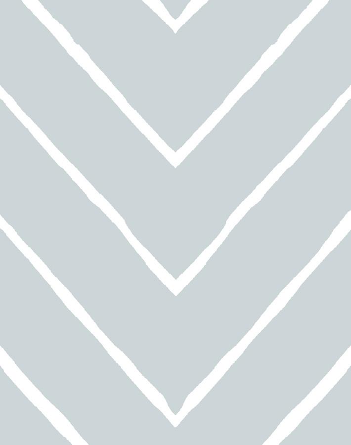 Frances Chevron Wallpaper by Wallshoppe - Premium Elephant Pattern Peel & Stick Wallpaper for Nursery, Bedroom, or Home Office Decor