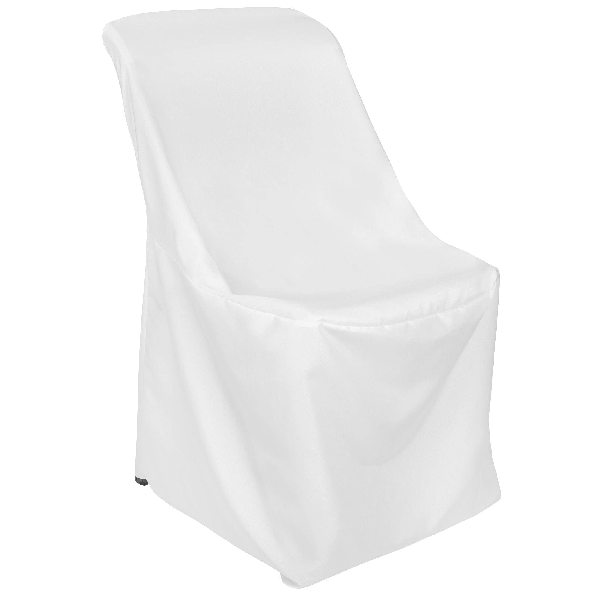 1 Pc White Contemporary Lifetime Folding Chair Cover 17.5