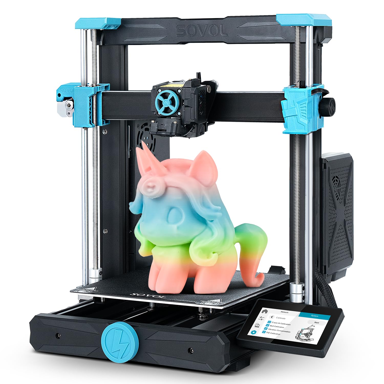 Sovol SV06 ACE High-Speed 3D Printer with Auto Leveling & Camera | 600mm/s Printing | 8.66x8.66x9.84in Build Volume | Open Source Dual Gear Direct Drive | Perfect for Home DIY, Prototyping & Educational Projects