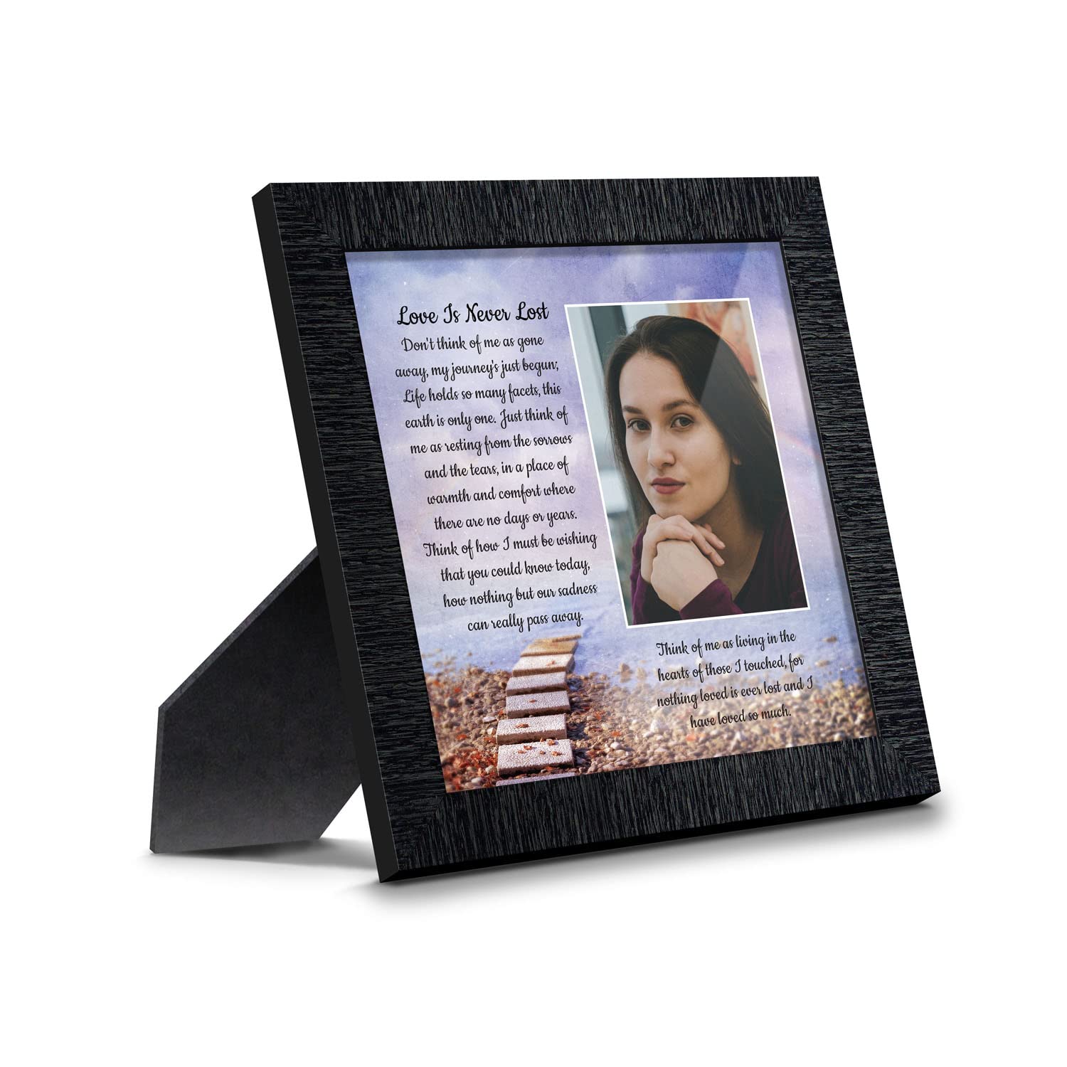Sympathy Photo Frames - Memorial Picture Frames for Home Décor & Gifts - Perfect for Condolence Gifts & Wall Memorials