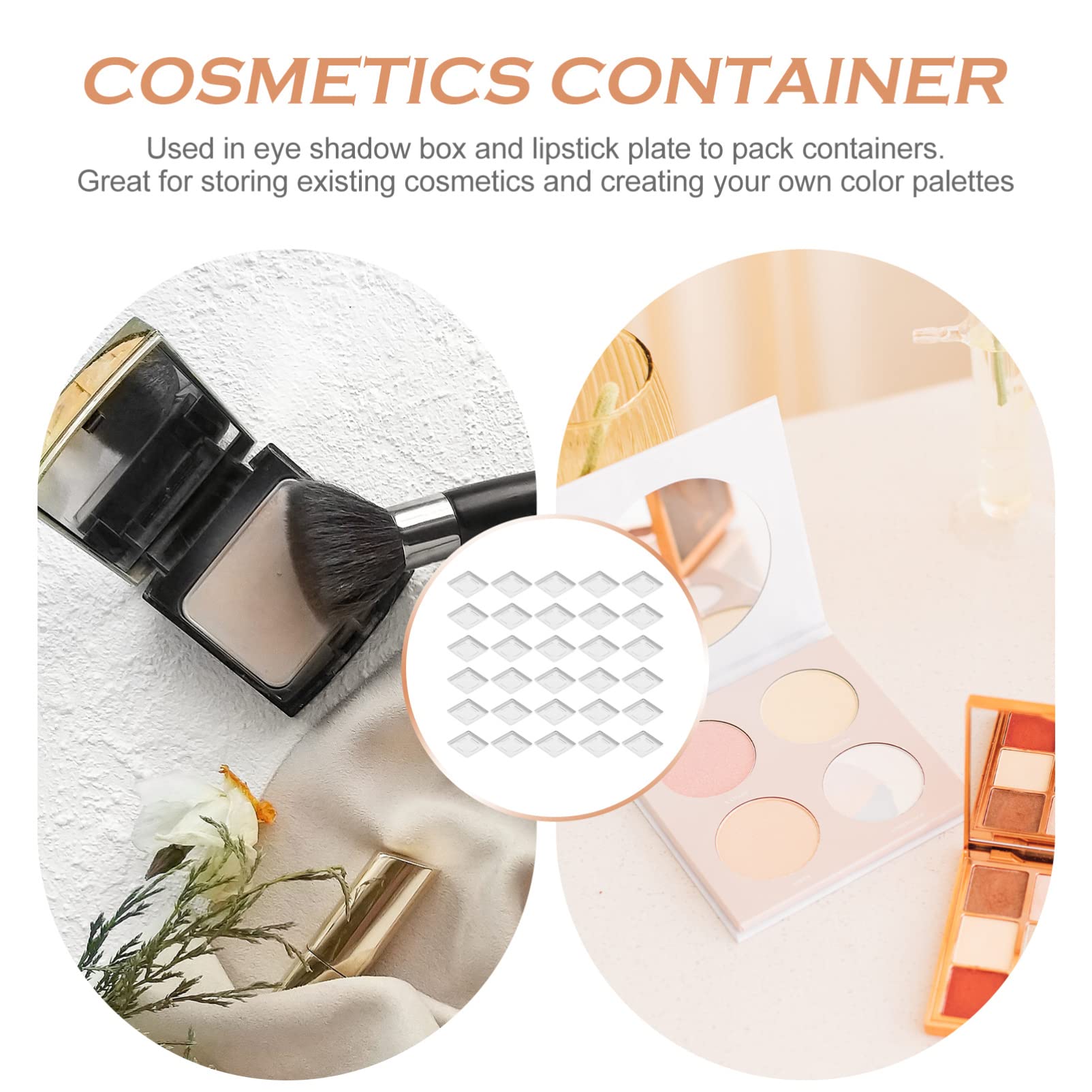 FRCOLOR 30-Piece Travel Makeup Organizer - Aluminum Lipstick Holder, Eyeshadow & Blusher Storage Case - Compact Space-Saving Cosmetic Bag for Travel, Home & Professional Makeup Artists