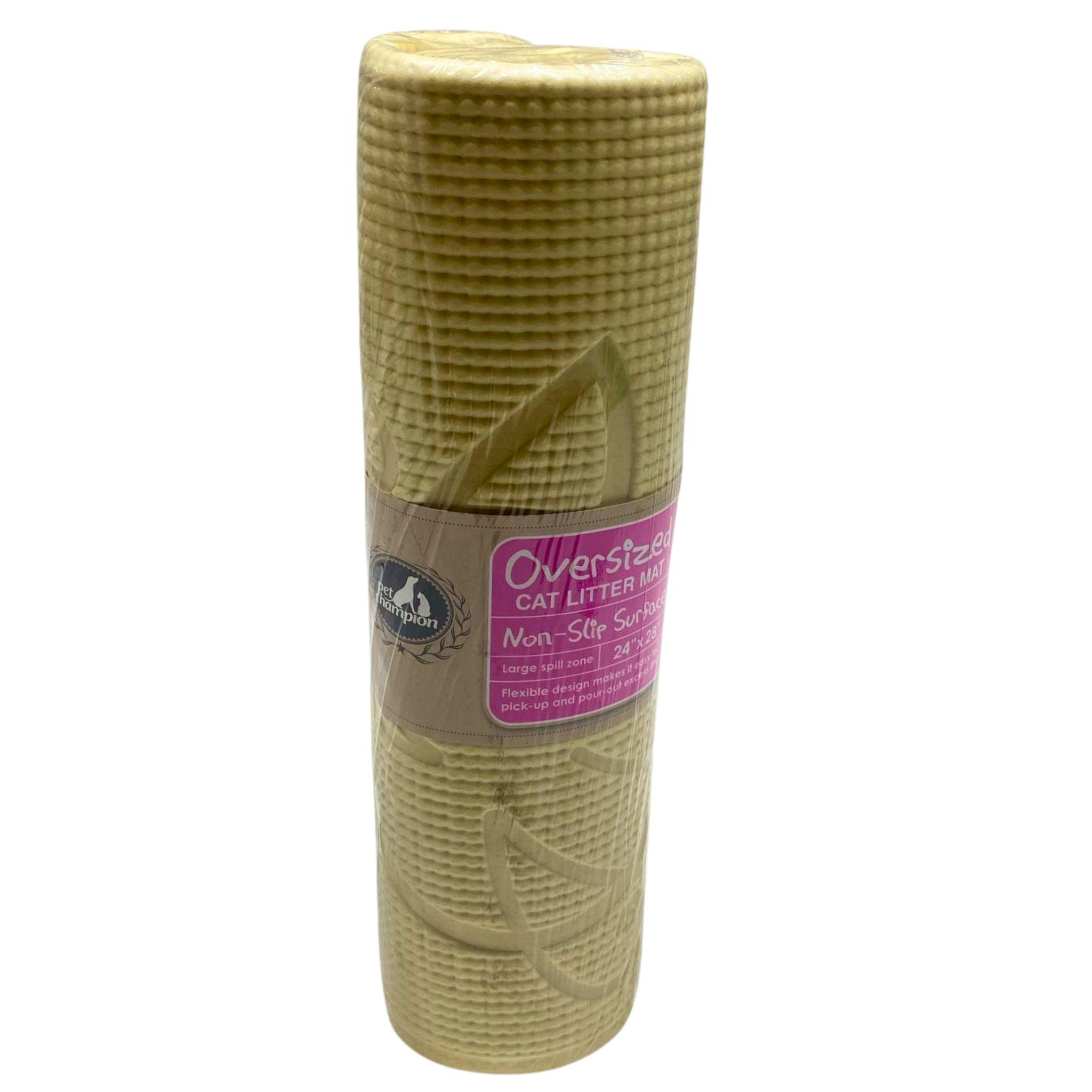 Non-Slip Cat Litter Mat - 48 Pack | Waterproof & Durable Litter Trapping Mat for Floors | Perfect for Multi-Cat Homes & Litter Box Areas