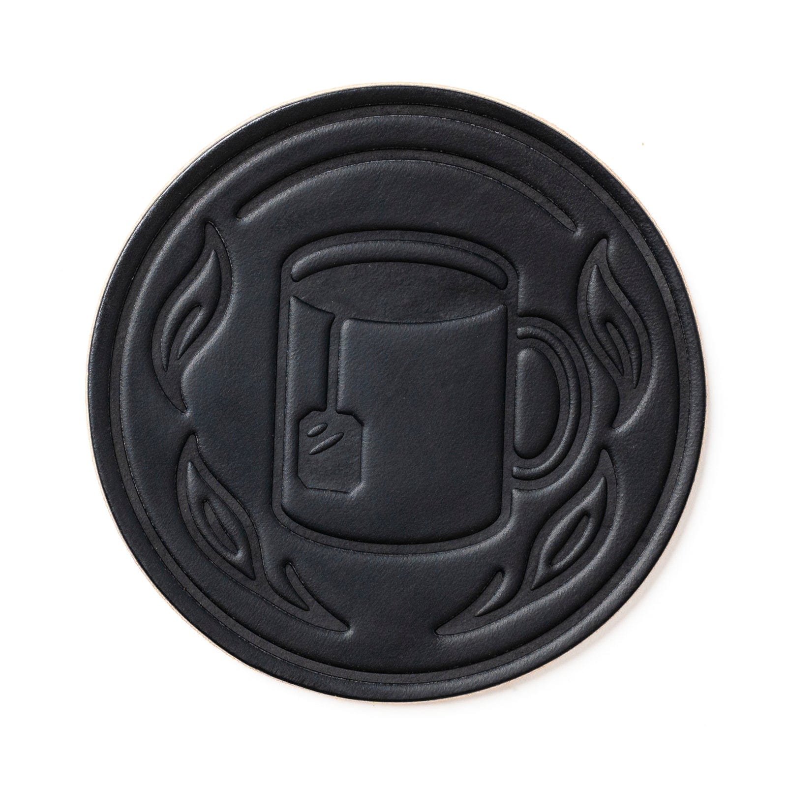 Premium Leather Coasters Set of 4 - Absorbent & Durable Drink Coasters for Coffee, Tea, Wine & Beverages - Perfect for Home, Office & Restaurant Use