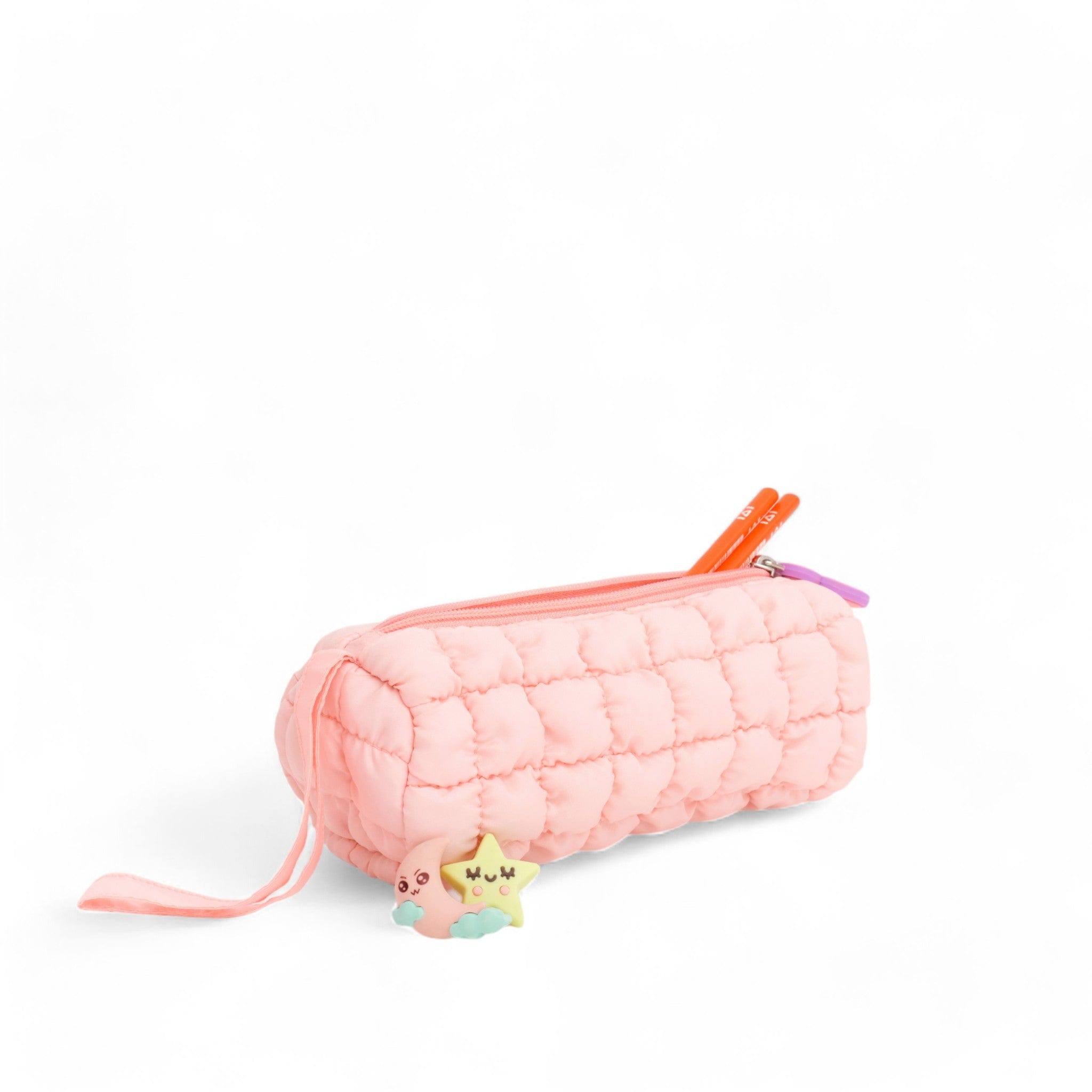 Boba Pencil Pouch - Bubblegum Pink Cute Kawaii Stationery Organizer for School, Office & Travel | Perfect for Pens, Markers & Art Supplies