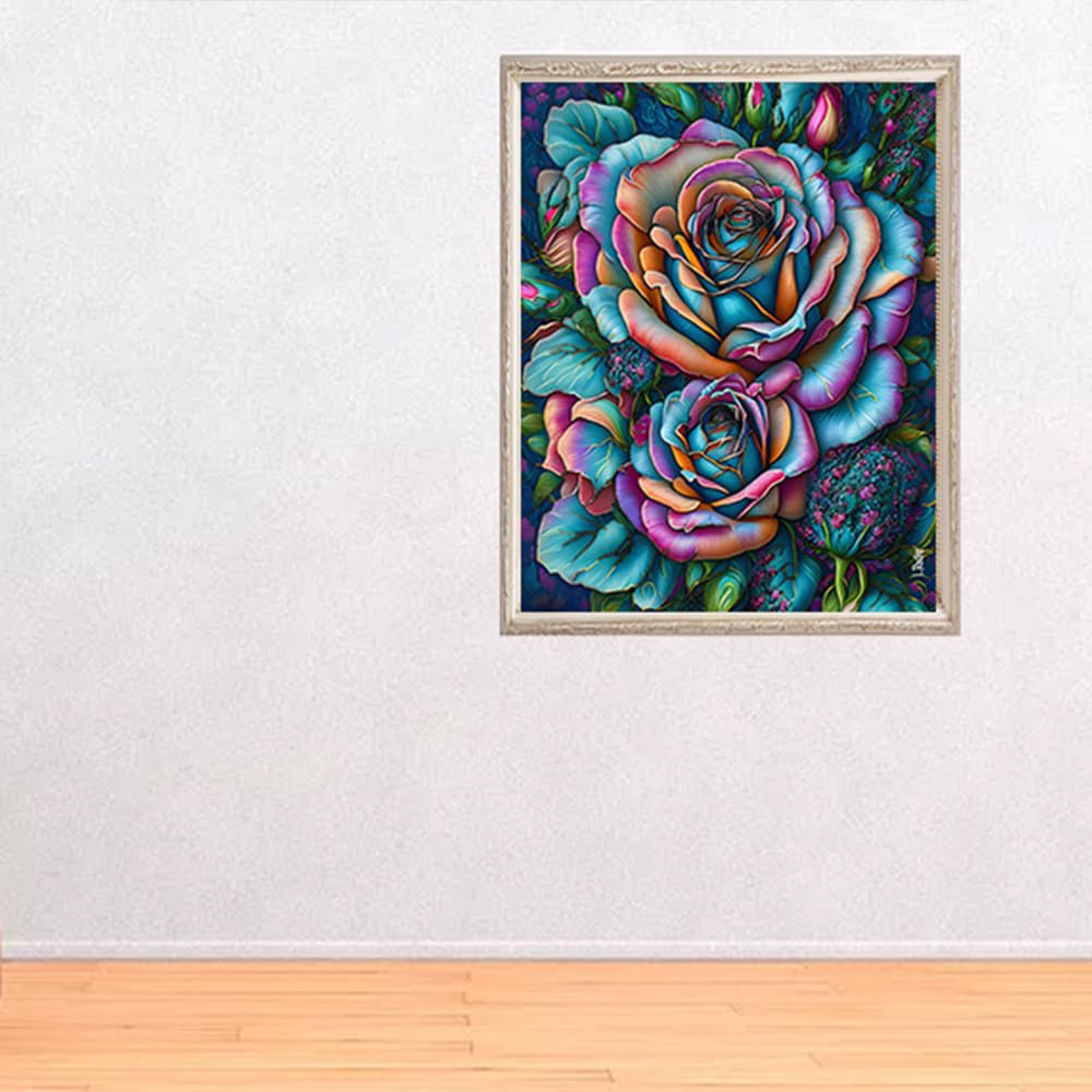 1000 Piece Fantasy Rose Jigsaw Puzzle for Adults - Beautiful Floral Artwork, Home Decor & Family Game Night Entertainment - February Rose Collection - Perfect for Relaxation & Stress Relief