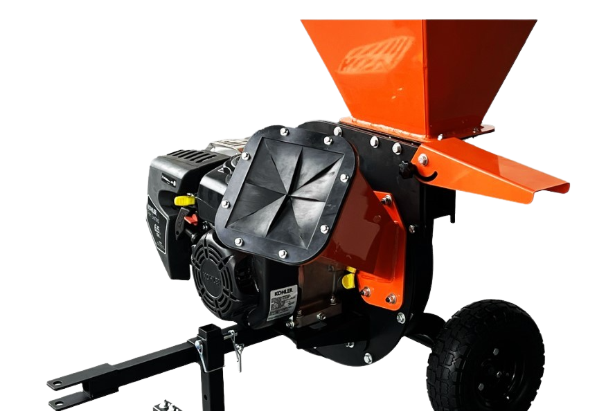 DK2 OPC513 6.5HP Chipper Shredder with Kohler 2000 Series 196cc Engine - Heavy Duty Wood Chipper & Leaf Shredder for Yard Waste, Landscaping, and Gardening