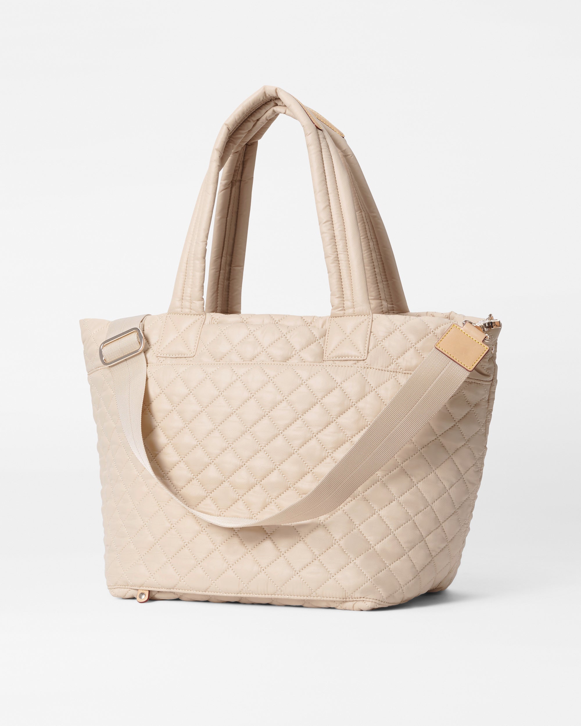 Buff Medium Metro Tote Deluxe - Premium Canvas Tote Bag for Women & Men - Perfect for Work, Gym, Travel & Shopping