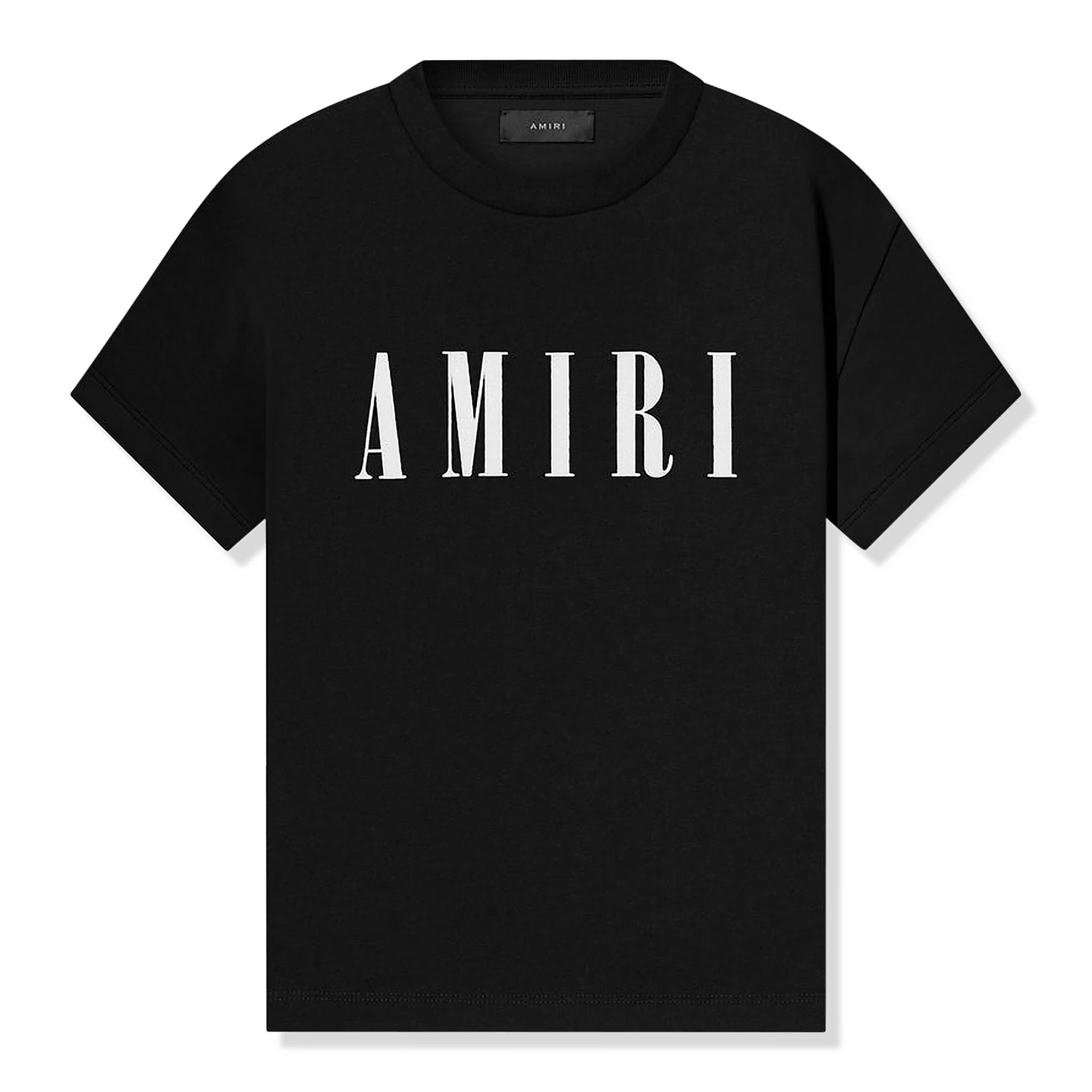 Amiri Kids 'Amiri' Black Cotton T-Shirt for Boys & Girls - Stylish Graphic Tee for Casual Wear, Street Style & Everyday Outfits