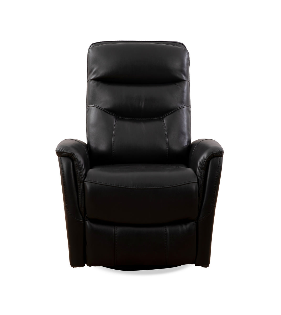 Premium Black Onyx Comfort Glide Recliner Chair - Ergonomic Leather Lounge Chair with Smooth Gliding Mechanism for Living Room, Home Theater & Office Relaxation