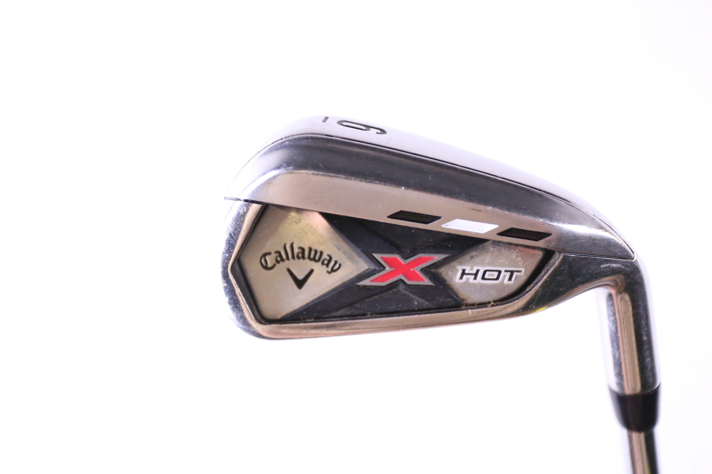 Used Callaway X Hot Single 6 Iron Right Handed Golf Club - Regular Flex Steel Shaft for Men | Perfect for Practice, Backyard Drills & Course Play