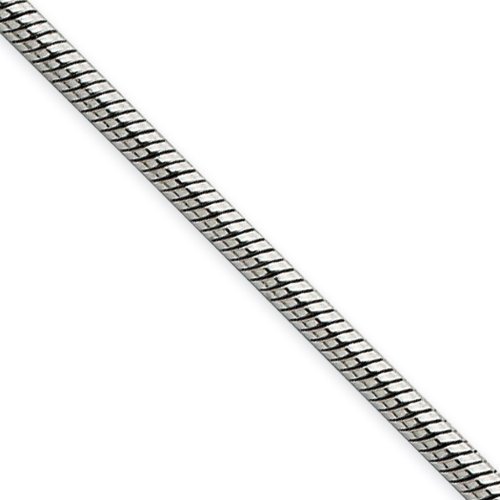 Stainless Steel Snake Chain Necklace - 2.4mm Black Bow Jewelry for Women