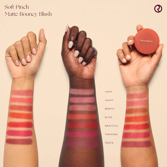 Rare Beauty Soft Pinch Liquid Blush - Matte & Bouncy Cheek Tint for a Natural Flush | Perfect for Everyday Wear & Special Occasions