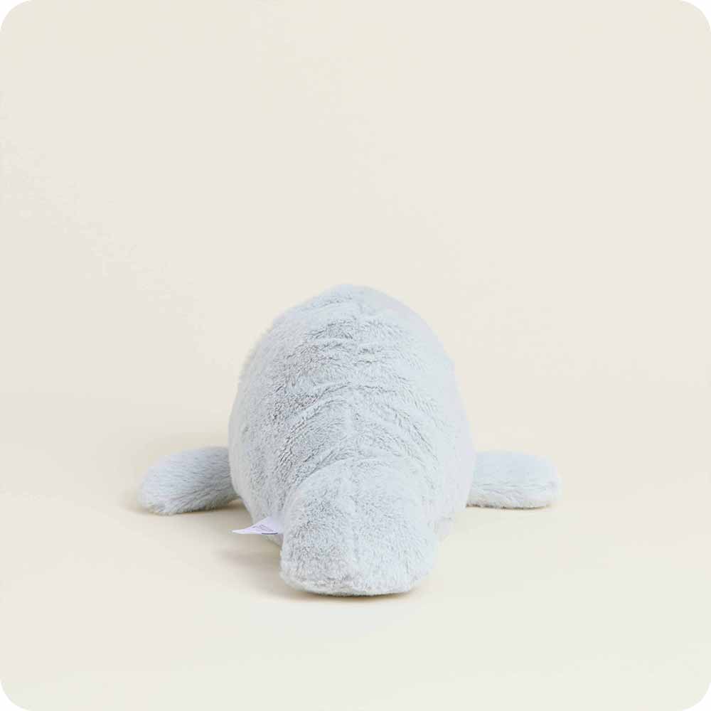 Warmies Junior Plush Manatee Stuffed Animal - Microwaveable Heating Pad for Kids, Stress Relief & Comfort - Perfect for Bedtime, Anxiety Relief & Cold Weather Warmth
