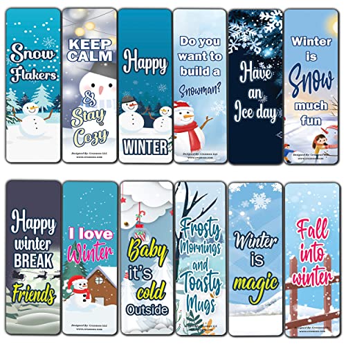 Winter Bookmarks Bookmarks (2-sets)