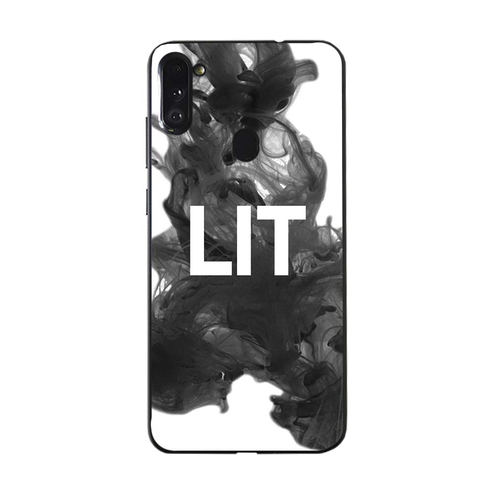 MightySkins Vinyl Decal Wrap Cover for Samsung Galaxy A11 - Lit Series | Protective & Durable Skin | Easy to Apply & Remove | Made in USA | Perfect for Daily Use, Travel & Personalization