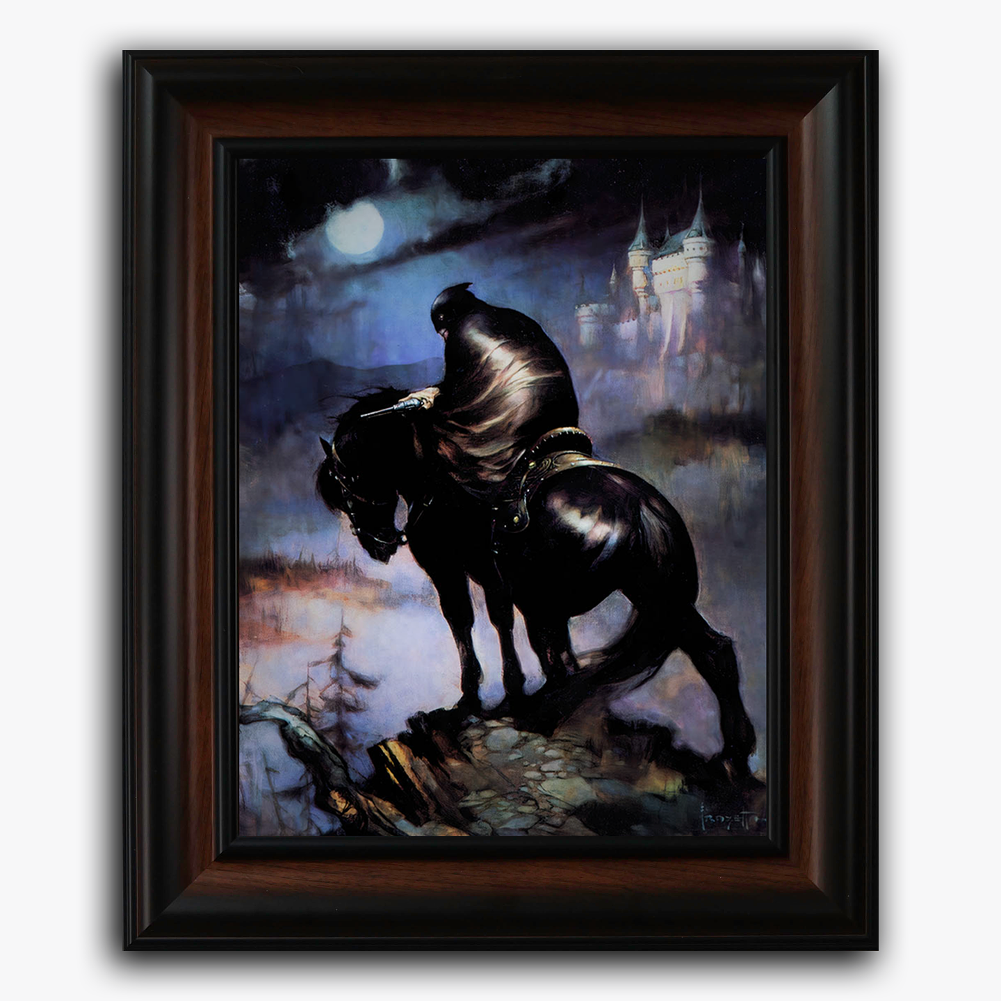The Rider Fine Art Print - Premium Wall Decor for Living Room, Bedroom & Office - Elegant Horse Painting for Home & Office Decor