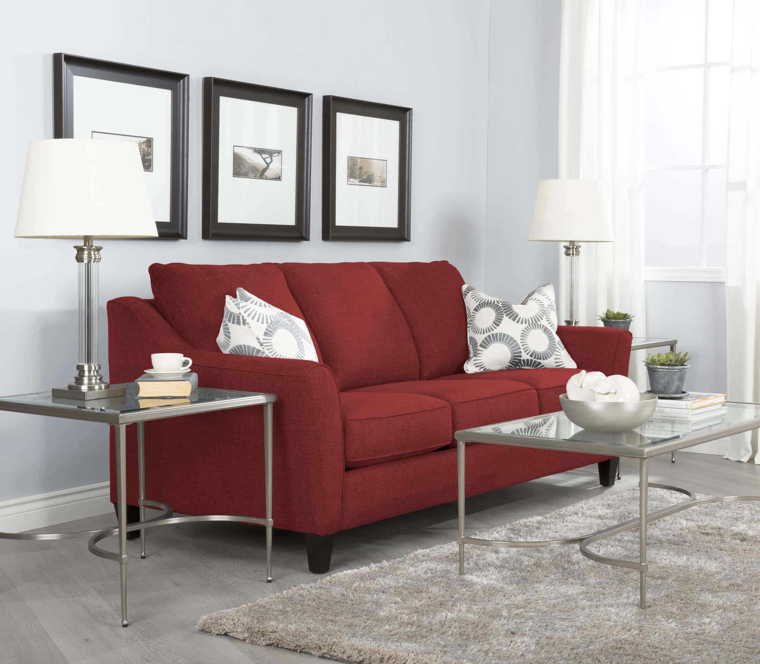 Stylish Pillow Back Comfort Sofa - Modern Living Room Furniture for Relaxation & Entertainment - Perfect for Small Spaces, Apartments, and Cozy Homes