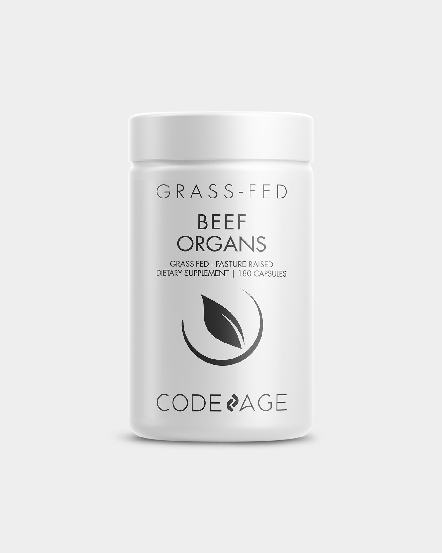 Codeage Grass-Fed Beef Organs Supplement - Pasture-Raised, Non-GMO, Rich in Nutrients for Energy & Immunity Boost - Perfect for Paleo & Keto Diets