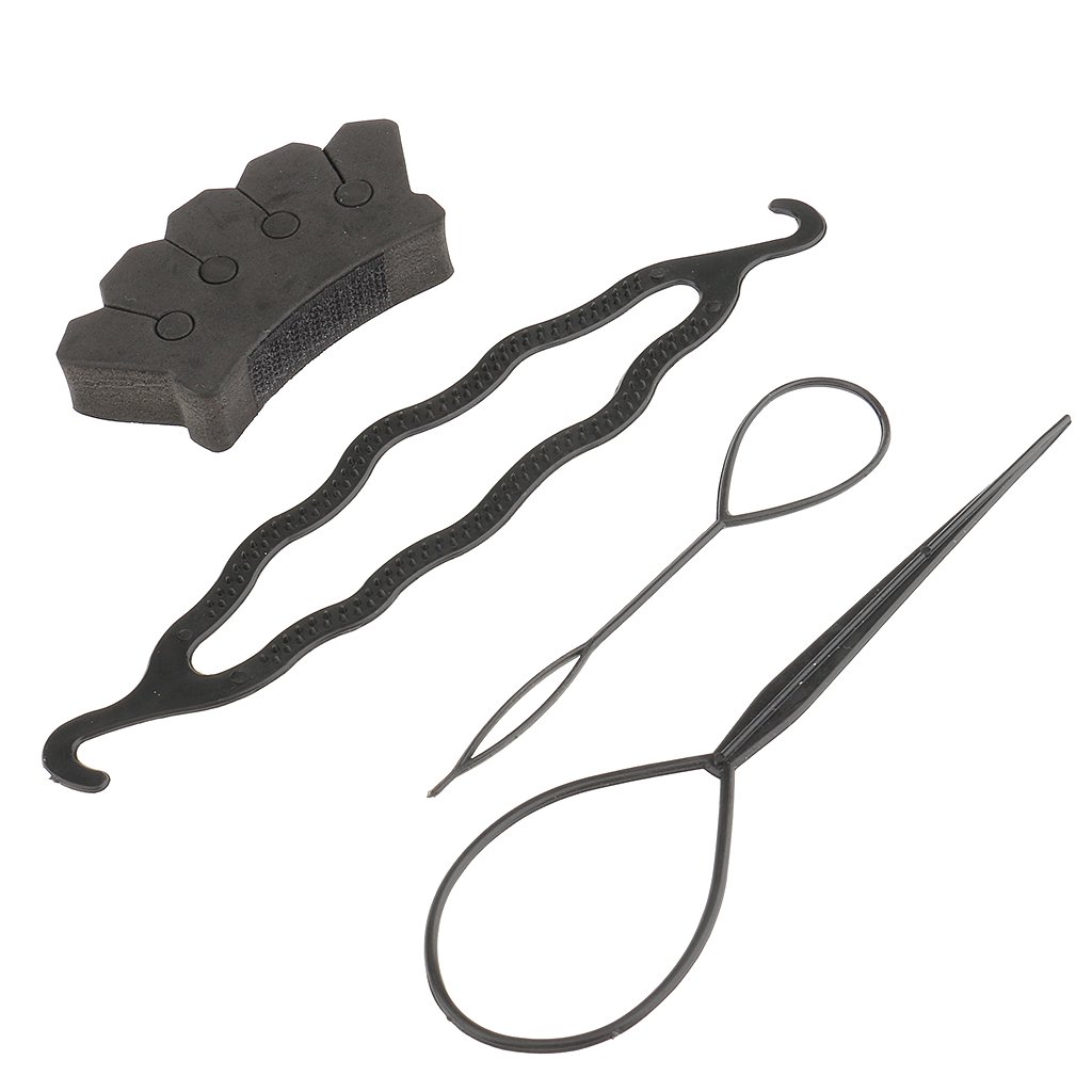 20 Styles Hair Clip Bun Maker & Braid Ponytail Tool Set - Hair Styling Accessories for Women & Girls - Perfect for School, Work, Parties & Everyday Hairstyles