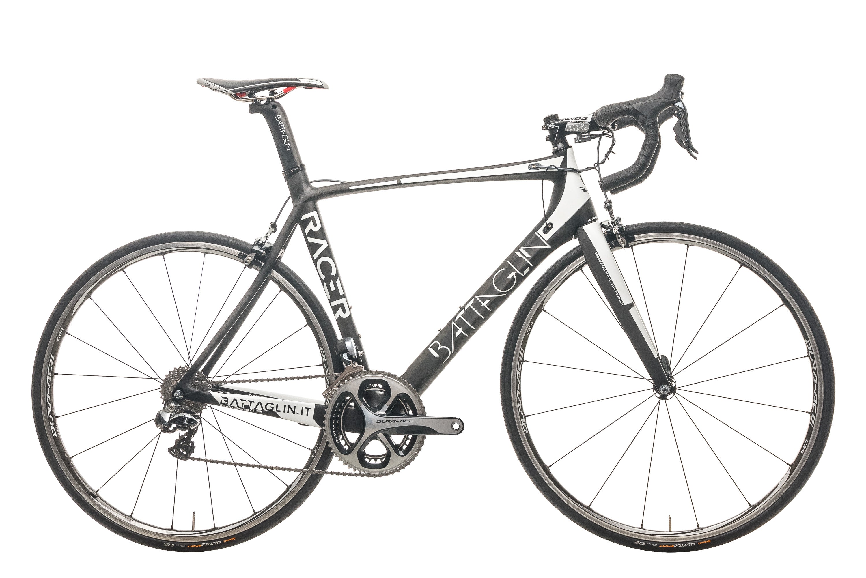 Battaglin Racer Road Bike 2015 - 56cm Lightweight Carbon Frame for Racing & Endurance Cycling | Perfect for Competitive Road Races & Long-Distance Training