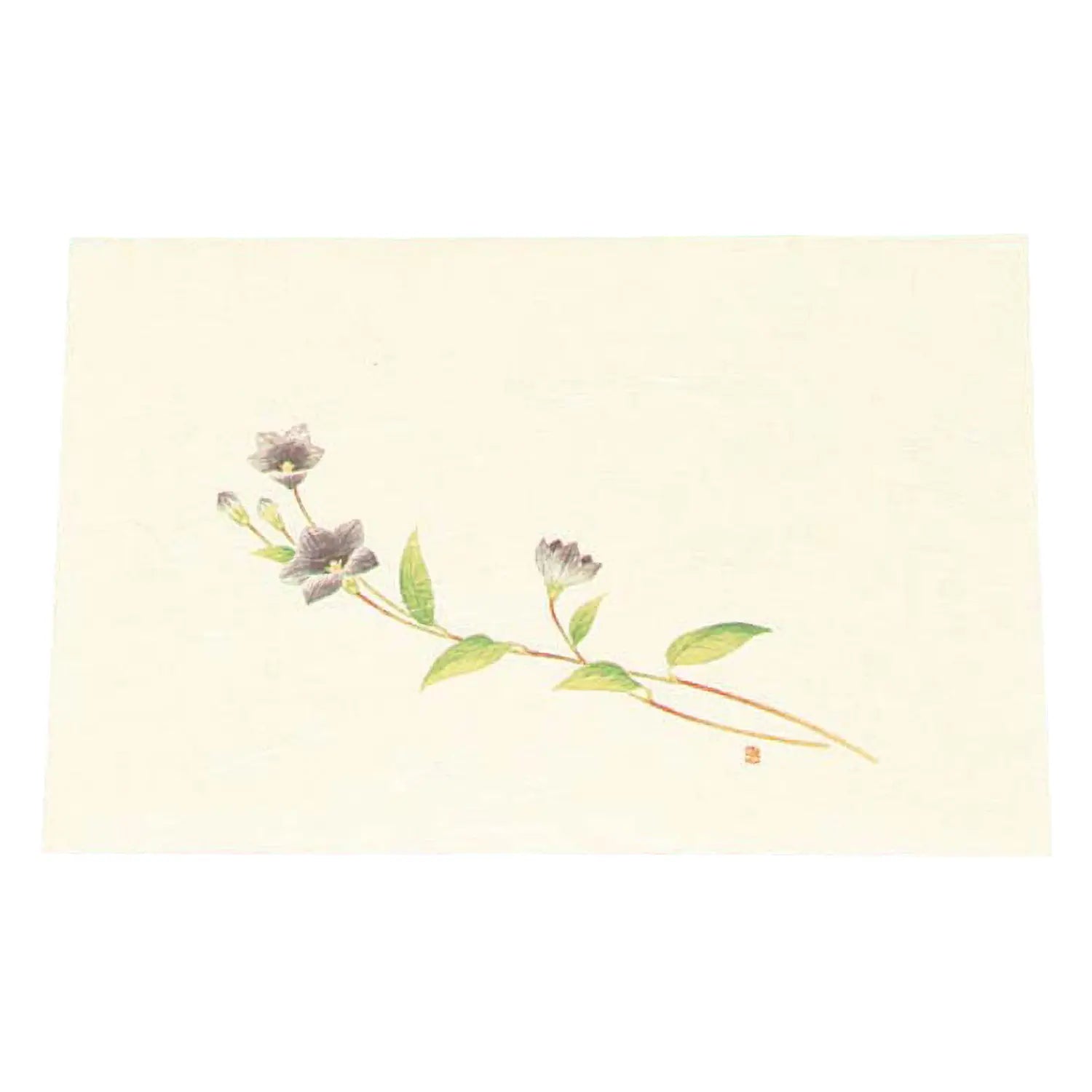 Artec Washi Paper Cream Placemats - Set of 100 Elegant Balloon Flower Design Table Mats for Dining, Parties & Home Decor | Eco-Friendly Japanese Paper Tableware