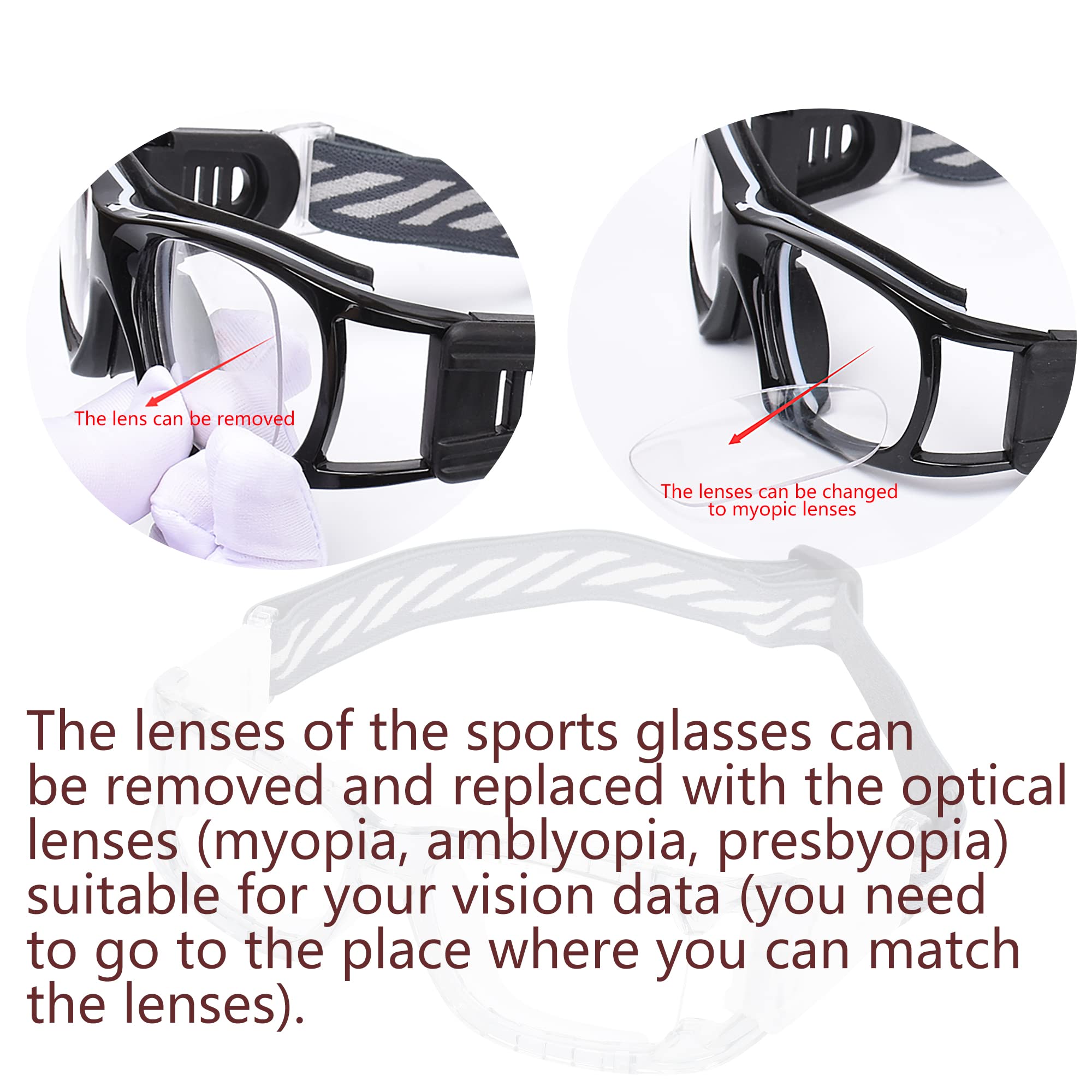 Best Anti-Fog Sports Goggles for Basketball & Football - Shockproof Safety Eyewear for Men & Women - Perfect for Outdoor Games & Training
