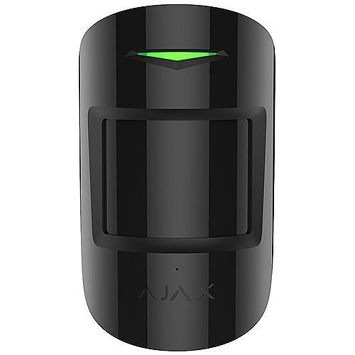 AJAX 42795.06.BL3 Wireless Motion & Glass Break Detector with Pet Immunity - Black | Home Security Alarm System for Windows & Doors | Smart House Protection for Pets & Family