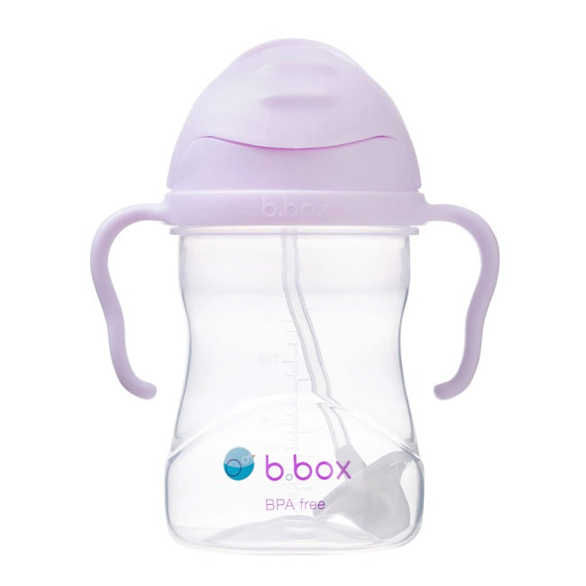 Bbox Sippy Straw Cup 240ml - Leak-Proof Toddler Drinking Cup with Straw, BPA-Free, Boysenberry Color - Ideal for Babies, Kids & Travel Use