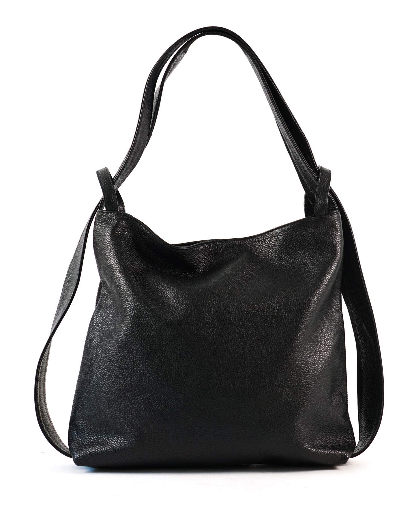 Genuine Leather Women's Backpack Purse - Handmade Convertible Hobo Shoulder Bag for Work, Travel & Daily Use