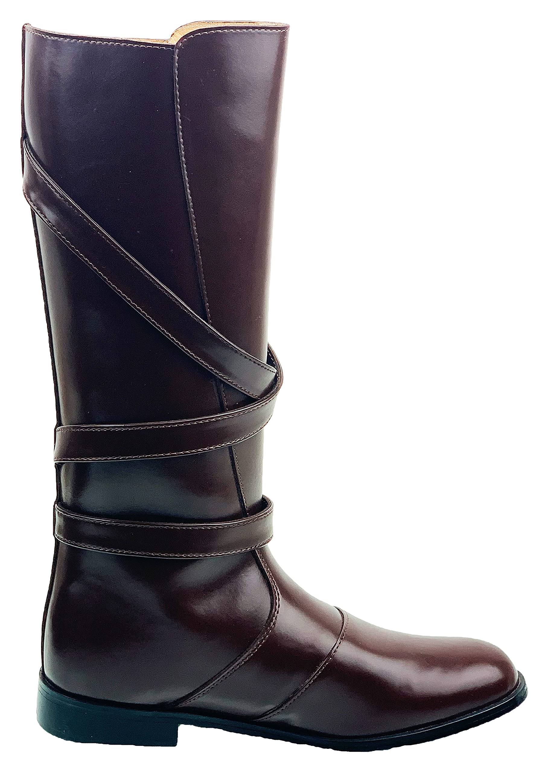 Women's Stylish Leather Motorcycle Riding Knee High Boots - Fashionable & Comfortable for Bikers, Outdoor Adventures & Casual Wear