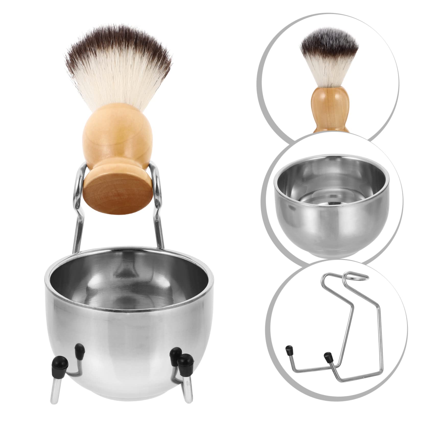 Premium Men's Shaving Kit - Healeved 1 Set with Shave Brush, Razor & Bowl for Smooth Shaving | Perfect Gift for Father's Day & Travel Grooming Essentials