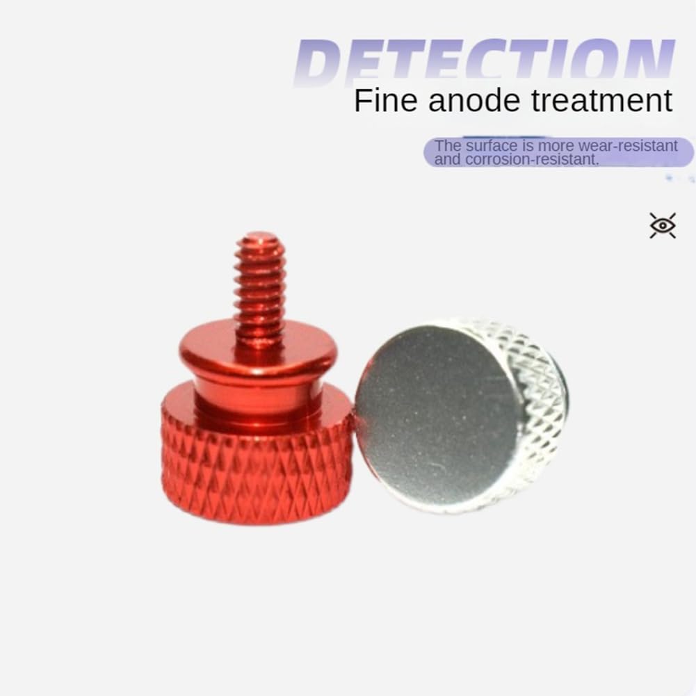 10Pcs UNC6-32 M3.5 Computer Case Screws for GPU Holder PSU & Side Panel - Green PC Building & Water Cooling Hardware - Perfect for DIY Computer Assembly and Case Modding