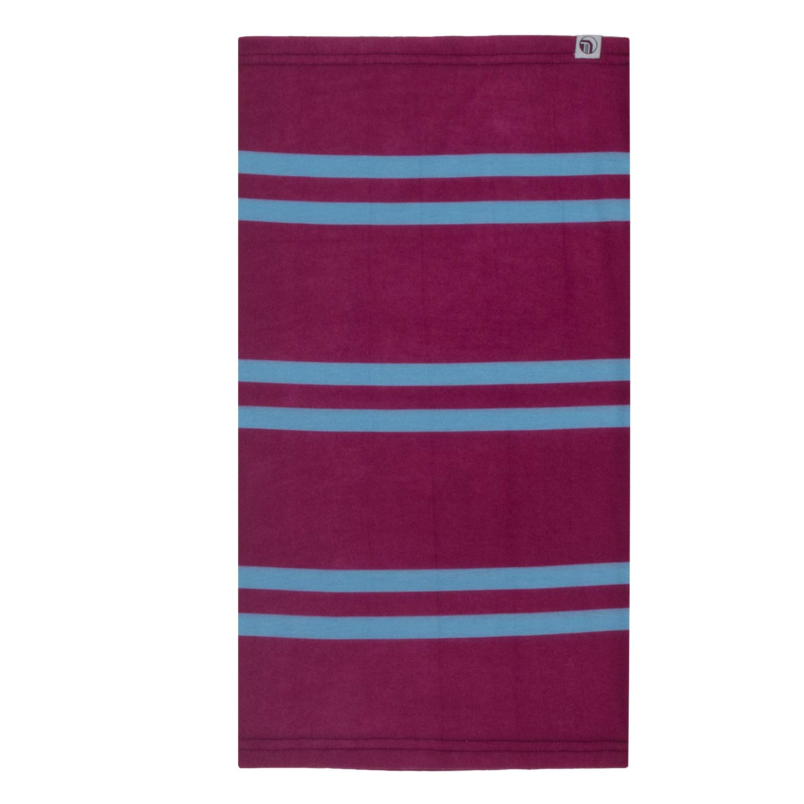 Fan Originals Snood Neck Scarf - Warm Fleece Winter Scarf for Men & Women - Soft & Stretchy Claret Blue Colors - Perfect for Skiing, Hiking & Outdoor Activities