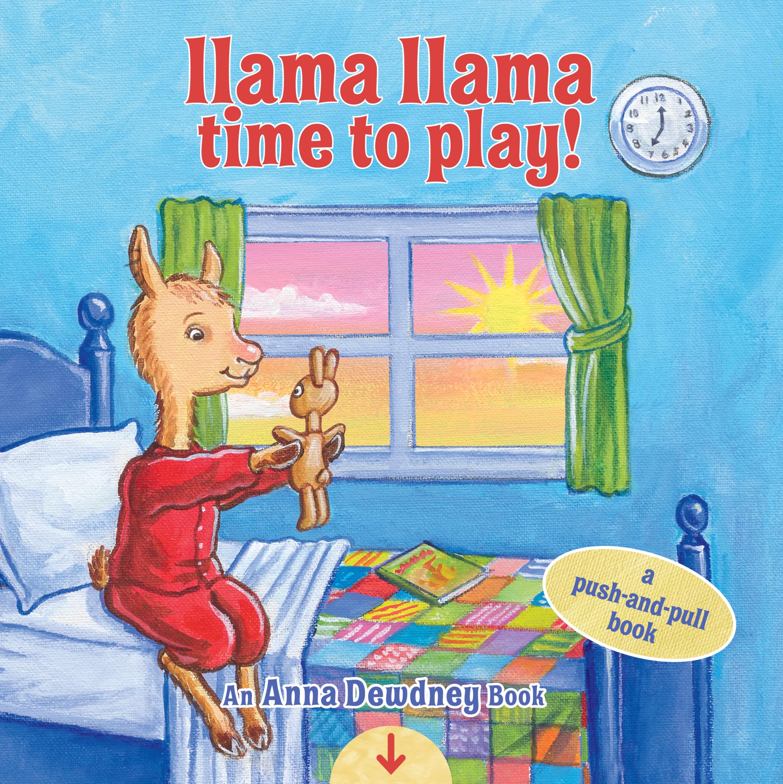 Llama Llama Time to Play: Interactive Push-and-Pull Board Book for Toddlers - Perfect for Early Learning & Playtime Fun