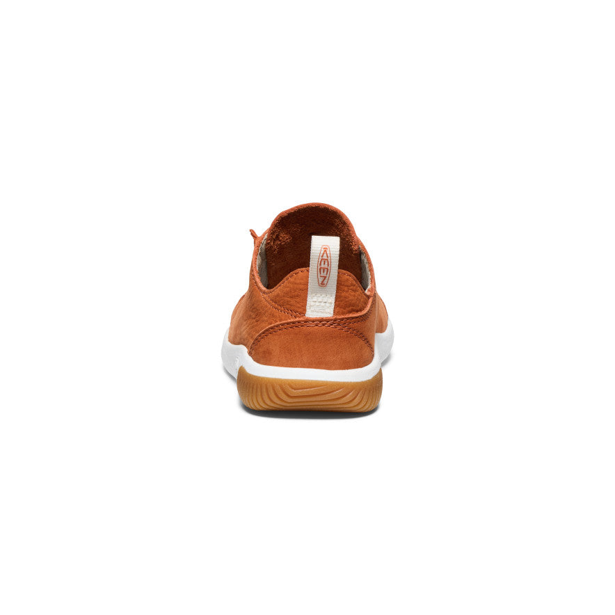 KNX Kids' Leather Sneakers for Boys & Girls - Gold Flame & Star White Design | Comfortable & Stylish for School, Play & Everyday Wear