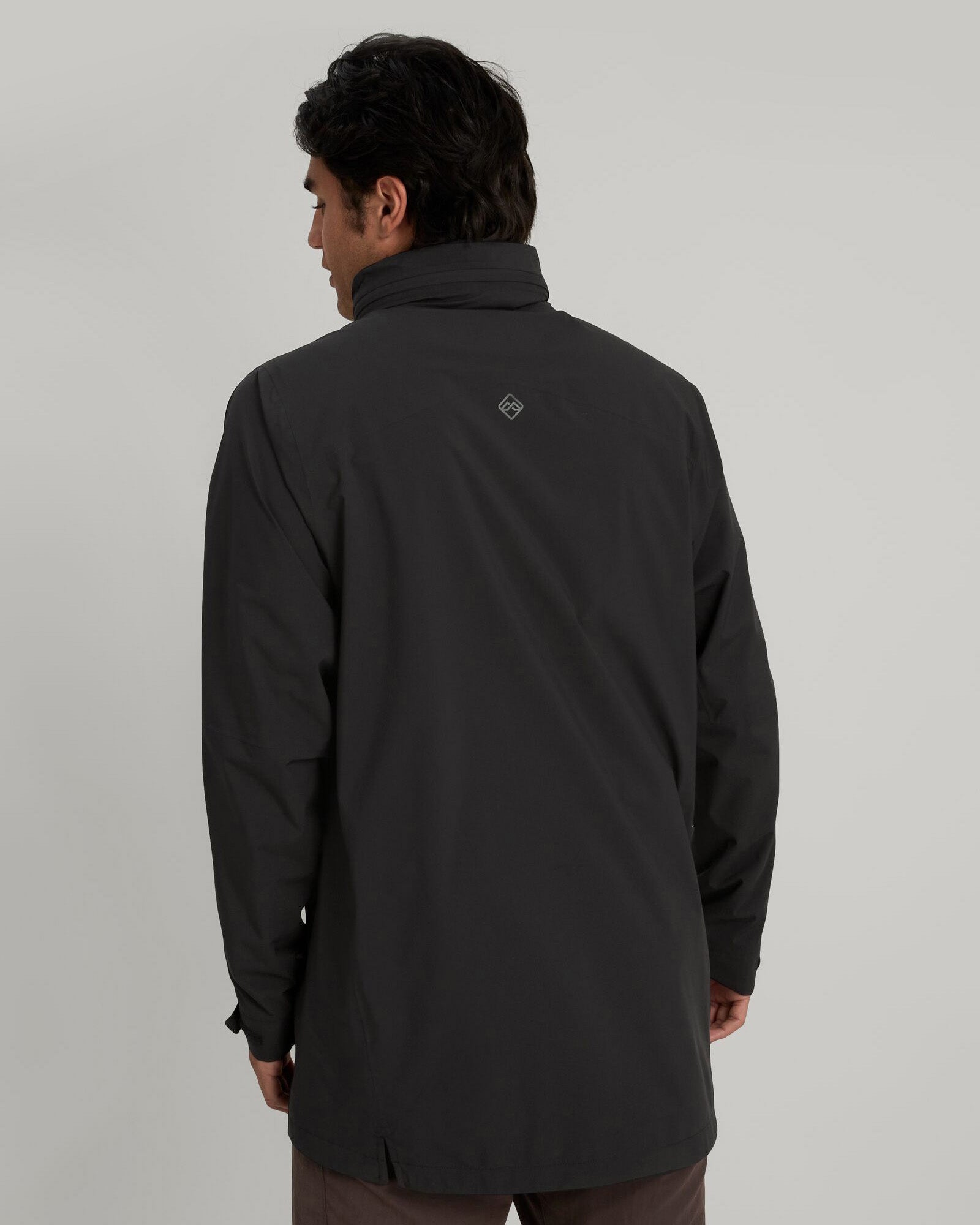 Men's Trailhead Stretch 2.5 Layer Waterproof Rain Parka Jacket - Black Stingray Color for Hiking, Camping & Outdoor Adventures