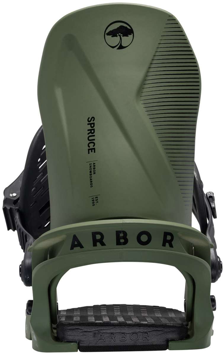 **2024 Arbor Spruce Snowboard Bindings - High-Performance Snowboard Bindings for All-Mountain & Freestyle Riding - Perfect for Powder, Park & Backcountry Adventures**